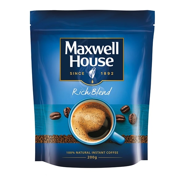 Кофе растворимый MAXWELL HOUSE 200 гр, пакет